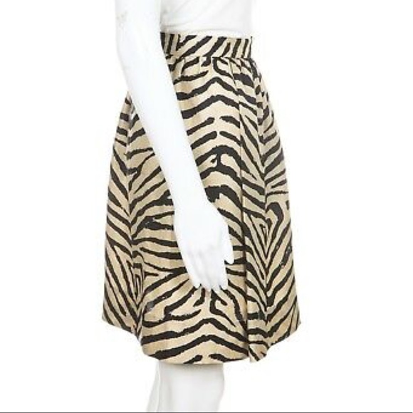 Michael Kors Dresses & Skirts - Michael Kors Zebra Print Silk Skirt